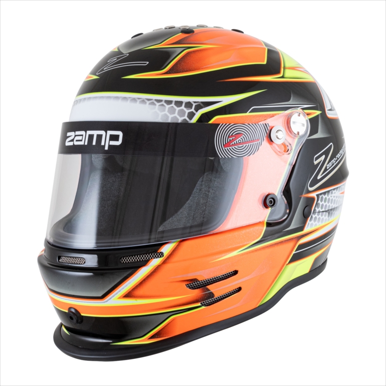 CASCO ZAMP KART BAMBINO CMR ARANCIO\GIALLO